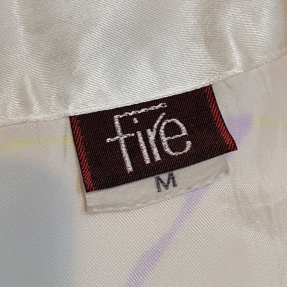 Vintage 80s • Pastel Splash Oversized Blouse • by Fire • Size Medium - Picture 7 of 7